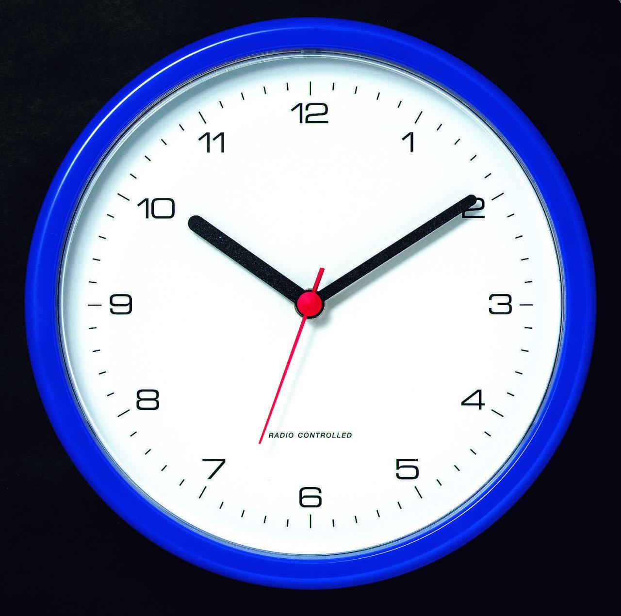 PEWETA Funkwanduhr Design Ø 25 cm blau PEWETA Funkwanduhr Design Ø 25 cm blau von PEWETA