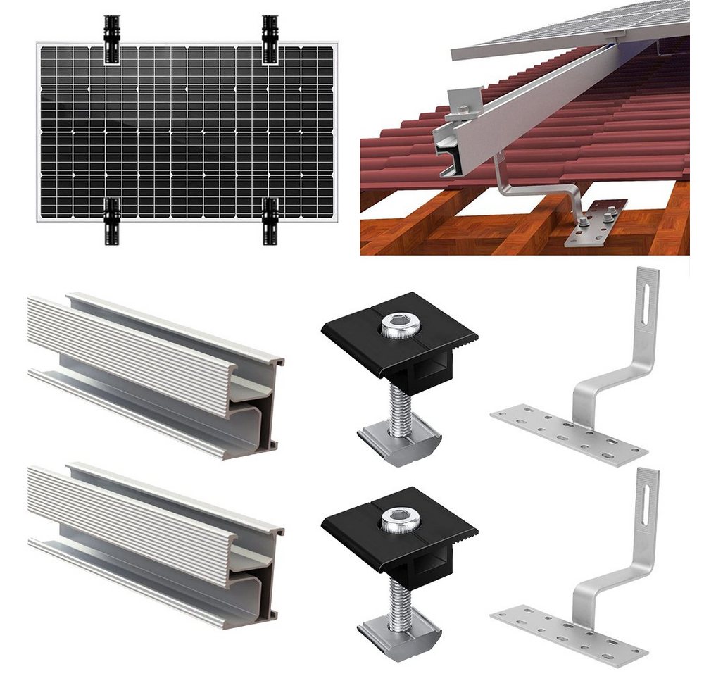 PFCTART verglastes Dach Solarmodul-Montage-Zubehörsatz Solarmodul-Halterung von PFCTART