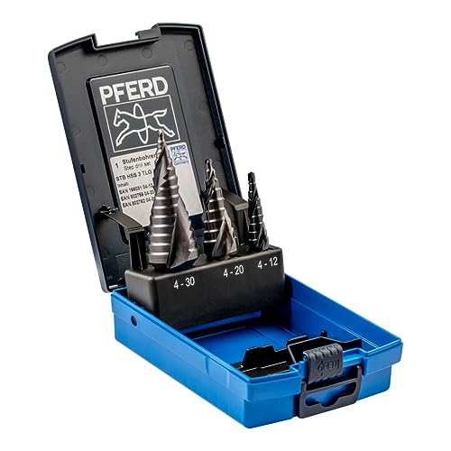 PFERD 25201047 HSS Stufenbohrer-Set 3teilig 4-12 mm, 4-20 mm, 4-30mm 1St. PFERD 25201047 HSS Stufenbohrer-Set 3teilig 4-12 mm, 4-20 mm, 4-30mm 1St. von PFERD