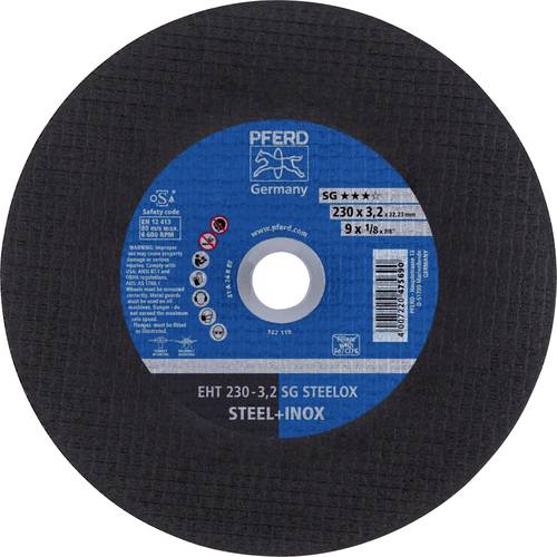 PFERD EHT 230-3,2 SG STEELOX 61328432 Trennscheibe gerade 230mm 25 St. Edelstahl, Stahl von PFERD