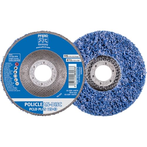 PFERD POLICLEAN PLUS PCLD Reinigungsvlies | Durchmesser 115x13 m Bohrung Durchmesser 22,3mm| 44698009 - für grobe Reinigungsarbeiten PFERD POLICLEAN PLUS PCLD Reinigungsvlies | Durchmesser 115x13 m Bohrung Durchmesser 22,3mm| 44698009 - für grobe Reinigungsarbeiten von PFERD