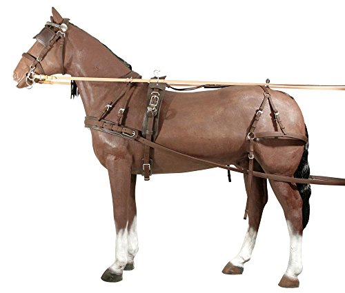 Einspännergeschirr Synthetic, schwarz Cob von PFIFF