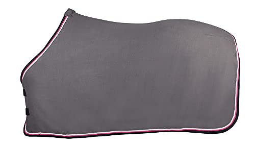 PFIFF 101496 Pferde Polarfleece Decke Pauline, Fleecedecke Pferdedecke, Grau 135 von PFIFF