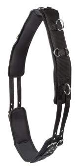 PFIFF 102371 Longiergurt mit Kissen, schwarz Cob von PFIFF