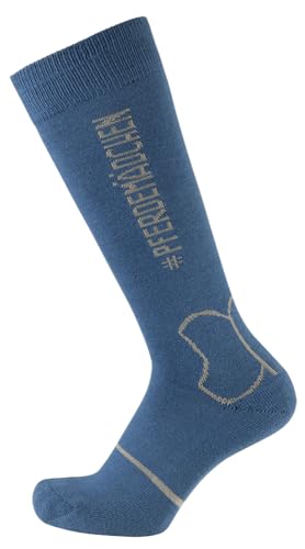 PFIFF 102441 Reitstrumpf 'Soulhorse', blau-grau 34-36 von PFIFF