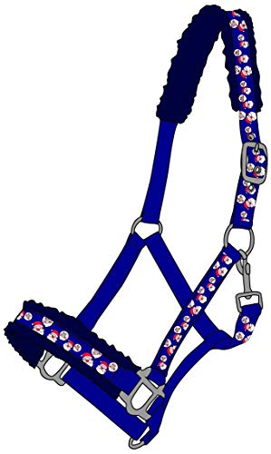 PFIFF 102470 Weihnachtshalfter, blau Cob von PFIFF