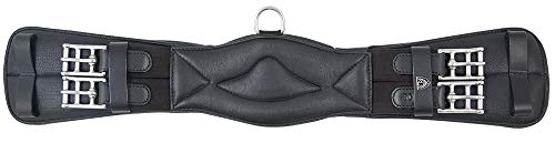 PFIFF Platin, Lederkurzgurt ´Carlisle´, schwarz 70cm von PFIFF