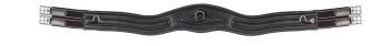 PFIFF Platin, Ledersattelgurt ´Crosby´, schwarz 125cm von PFIFF