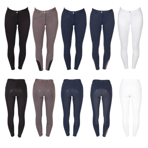 PFIFF Reithose Sanja Silikon-Grip-Vollbesatz Damen Dunkelblau 48 von PFIFF