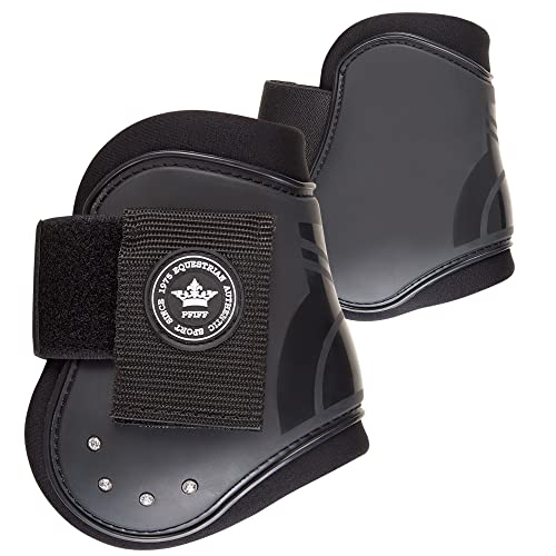 PFIFF Streichkappen ´Toledo´, schwarz Pony, Pony von PFIFF