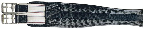 PFIFFsoft Sattelgurt mit Gummizug, schwarz 135cm von PFIFF