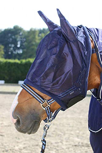 Pfiff 102144 Fliegengesichtsmaske mit Ohren, Fliegenschutz Insektenschutz Maske, Blau, Full von PFIFF