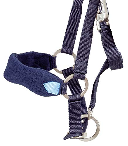 Soft-Halfter Pferdehalfter mit Polarfleece überzogen, blau Cob Soft-Halfter Pferdehalfter mit Polarfleece überzogen, blau Cob von PFIFF