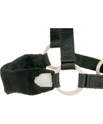 Soft-Halfter Pferdehalfter mit Polarfleece überzogen, schwarz Full von PFIFF
