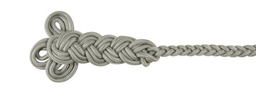 Zierkordel in Schneckenform, silberfarben von PFIFF
