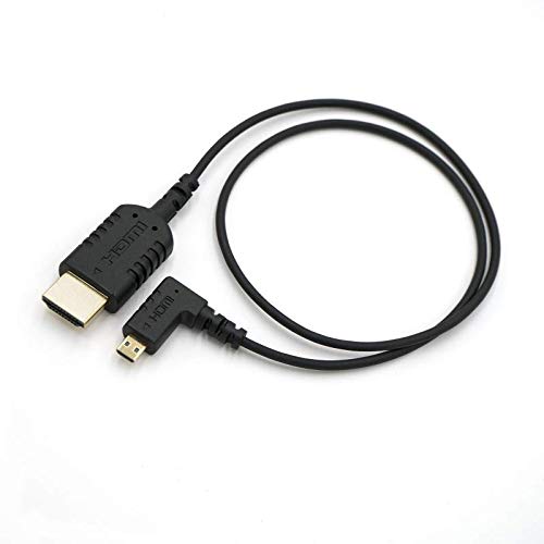 PFY - Ultra dünnes Mikro HDMI auf Standard HDMI Kabel 70cm, 1.4a, 4K Ultra HD, 3D, Full HD, 1080p, HDR, ARC, Highspeed mit Ethernet, PS4, Xbox, HDTV PFY - Ultra dünnes Mikro HDMI auf Standard HDMI Kabel 70cm, 1.4a, 4K Ultra HD, 3D, Full HD, 1080p, HDR, ARC, Highspeed mit Ethernet, PS4, Xbox, HDTV von PFY