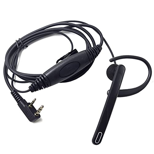 PGLVLZFGFN 2 for Walkie-Talkie-Ear-Clip Headset-Mikrofon Tragbarer Radio-Transceiver UV 6R BF-F8 + Walkie-Talkie-Kopfhörer von PGLVLZFGFN