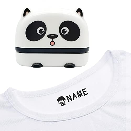 Namensstempel Kinder Textil,Stempel Personalisiert Kinder Schule,Kleidungsstempel Kinder Name,Personalisierter Stempel Für Kleidung (BZ010-White) von PGORSDOR