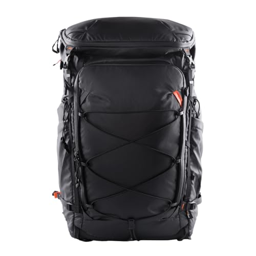 PGYTECH OnePro Flex 50L Rucksack Wasserdicht + Größe L Kamera Einsatztasche,Kamerarucksack Set für DSLR/SLR/Spiegellose Kameras/Objektive Stativ,Regenschutz Fotorucksack Wandern mit Laptopfach,Schwarz von PGYTECH