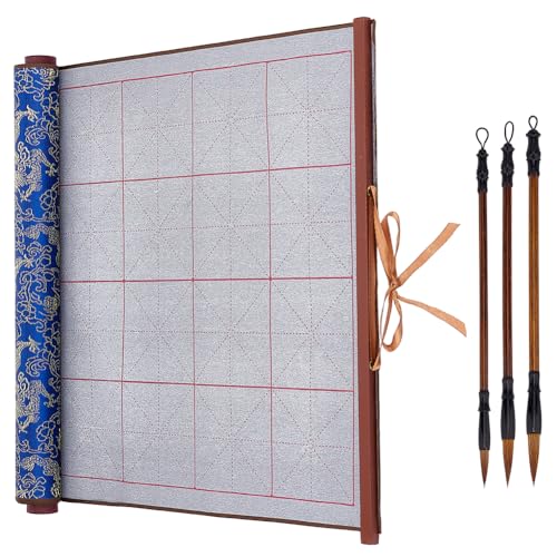 PH PandaHall Wiederverwendbares Wasserschreiben Magisches Tuch Keine Tinte Chinesische Kalligraphie Set 3pcs traditionelle Kalligraphie Schreiben Pinsel Stifte für Anfänger Praxis Chinesisch PH PandaHall Wiederverwendbares Wasserschreiben Magisches Tuch Keine Tinte Chinesische Kalligraphie Set 3pcs traditionelle Kalligraphie Schreiben Pinsel Stifte für Anfänger Praxis Chinesisch von PH PandaHall