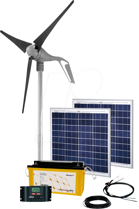 PHAESUN PN-SK3 - Hybridsystem, Solar und Wind, 200 W von PHAESUN