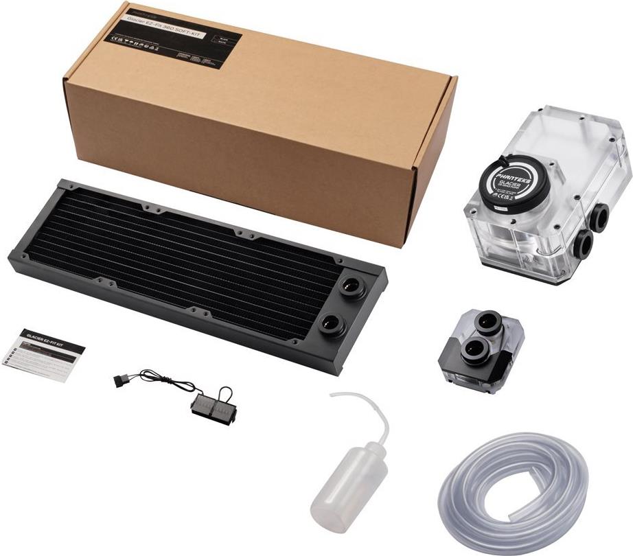 PHANTEKS Glacier EZ-Fit 360 SOFT-KIT, Wasserkühlungsset - schwarz (PH-GEF_KIT360-ST_DBK) von PHANTEKS