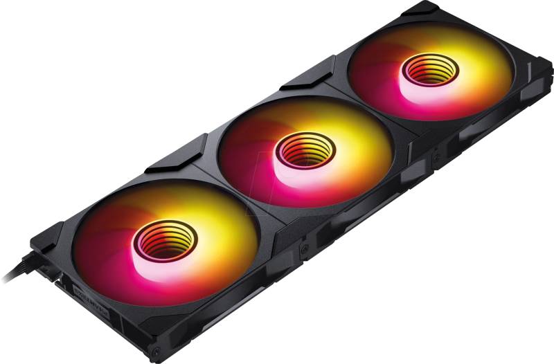 PHT F140M25DBK3P - PHANTEKS M25 Gen2 D-RGB Lüfter, 140mm, schwarz, 3P von PHANTEKS
