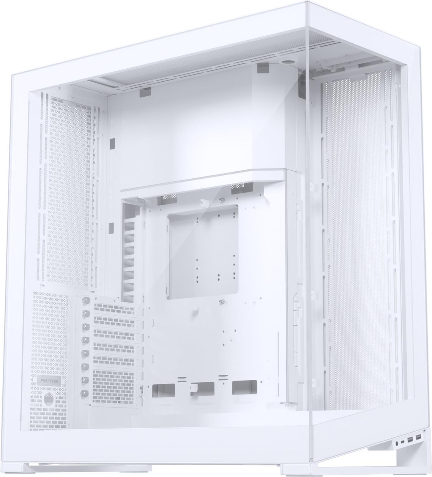 Phanteks NV Series NV9 E-ATX-Gehäuse Tempered Glass ARGB - mattweiß - Showcase-Gehäuse von Phanteks - mit Seitenteil und Front aus Tempered Glass - bis zu 12x 120er- oder 11x 140er-Lüfter möglich - bis zu vier Radiatoren gleichzeitig - Mainboards bis E-ATX und GPUs bis 490 mm - D-RGB-Strips und -Controller inklusive (PH-NV923TG_DMW01) von PHANTEKS