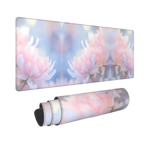 Phayah Gaming-Mauspad, Blumen-Nahaufnahme, XXL, XL, großes Mauspad, Schreibtischmatte, rutschfeste Gummi-Mäusepads, genähte Kanten, 31,5 x 30 cm Phayah Gaming-Mauspad, Blumen-Nahaufnahme, XXL, XL, großes Mauspad, Schreibtischmatte, rutschfeste Gummi-Mäusepads, genähte Kanten, 31,5 x 30 cm von PHAYAH