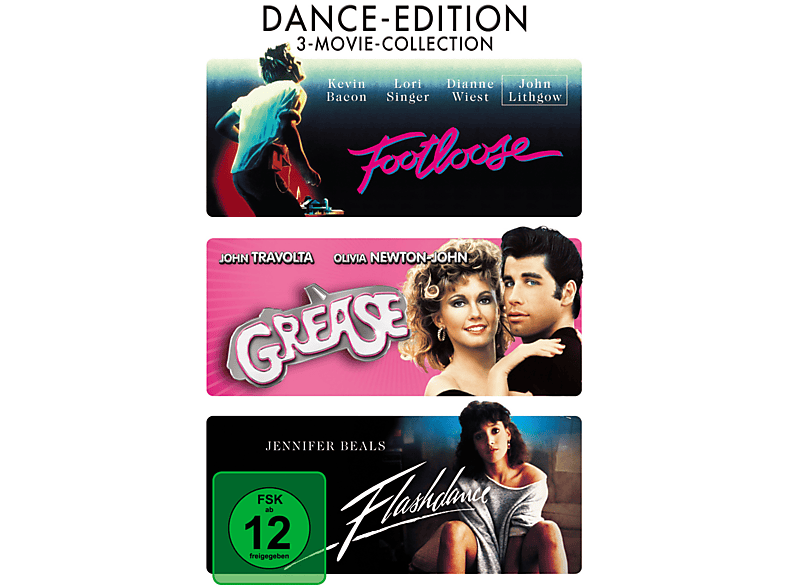 Dance-Edition: Footloose / Grease Flashdance DVD Dance-Edition: Footloose / Grease Flashdance DVD von PHE