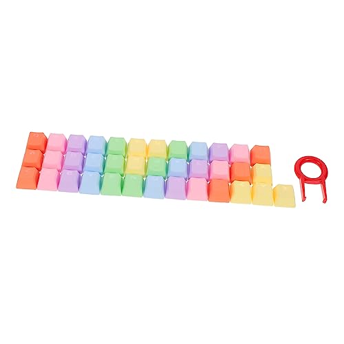 PHENOFICE 1 Satz Tastenkappe Pudding Keycaps Keyset Computertastaturen Tastatur versorgung Tastatur- Bunte Tastaturkappen keycaps de keyscaps Tastaturschutz Tastaturzubehör pbt Yellow von PHENOFICE