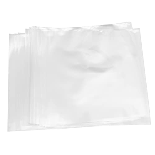 PHENOFICE Schallplattenschutz 50 Stück Plastiktüten Für 10-Zoll-schallplatten Cd-aufbewahrungstaschen Mit Hüllen Ohne Klappe von PHENOFICE
