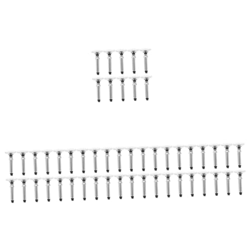 PHENOFICE Kalem Telefon Braille Stylus Gebraucht 50 Stück Eingabestift Stiftspitzen Tipps Für Den Stylus-Stift Tipps Für Touchscreens Kapazitive Spitzen Mesh-faserspitzen Metall Silver von PHENOFICE