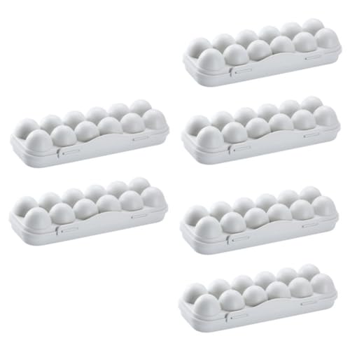 PHENOFICE 6 Stück 12 praktische Eierablage Tür Eier-Organizer für den Kühlschrank Eierträger Camping Kühlschrankhalter eierbox kühlschrankorginizer Eierhalter Aufbewahrungsbehälter für Eier PHENOFICE 6 Stück 12 praktische Eierablage Tür Eier-Organizer für den Kühlschrank Eierträger Camping Kühlschrankhalter eierbox kühlschrankorginizer Eierhalter Aufbewahrungsbehälter für Eier von PHENOFICE