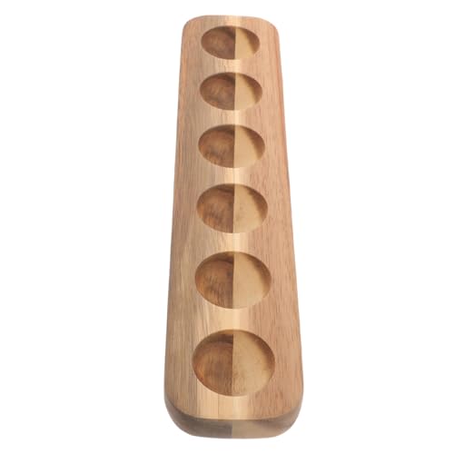 PHENOFICE Eierschale Aus Holz Ablage Für Eier Eierhalter Aufbewahrung Für Hühnereier Teuflisches Eierfach Eierschale Für Zu Hause Eierablage Für Die Küche Hühnereiertablett Aus Holz Akazie von PHENOFICE