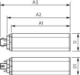 PHIL CorePro LED PL-T 19W/840 120° (42W) 4Pin GX24q-4 EVG 2250lm EEK E von Signify GmbH