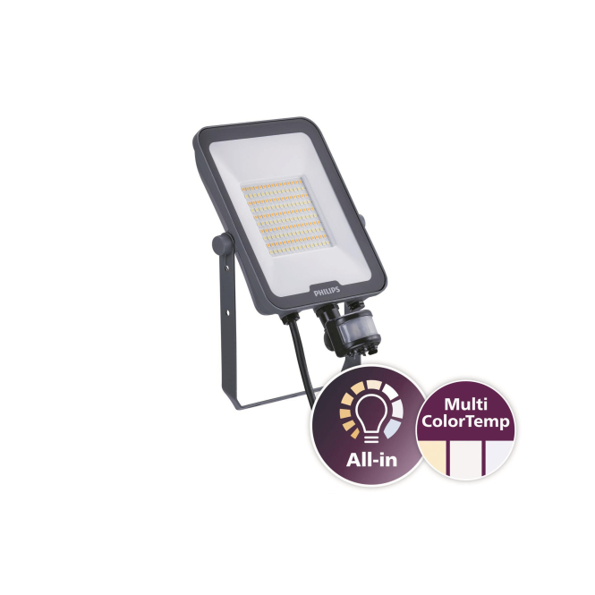 PHIL LED-Strahler Ledinaire IP65 grau 50W 6000lm 3000/4000/6500K symm. Sensor PHIL LED-Strahler Ledinaire IP65 grau 50W 6000lm 3000/4000/6500K symm. Sensor von Signify GmbH