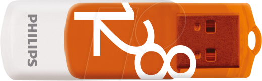 PHI FM12FD05B - USB-Stick, USB 2.0, 128 GB, Vivid Edition Sunrise Orange PHI FM12FD05B - USB-Stick, USB 2.0, 128 GB, Vivid Edition Sunrise Orange von PHILIPS MEDIA