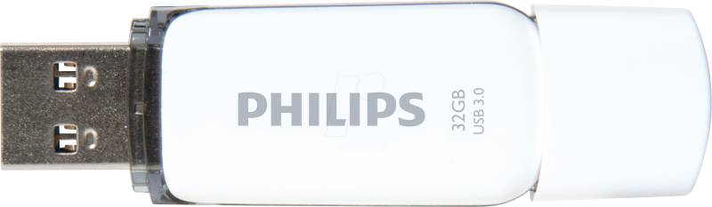 PHI FM32FD75B - USB-Stick, USB 3.0, 32 GB, Snow Edition Shadow Grey von PHILIPS MEDIA