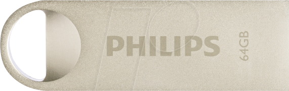 PHI FM64FD160B - USB-Stick, USB 2.0, 64 GB, Moon Vintage Silver PHI FM64FD160B - USB-Stick, USB 2.0, 64 GB, Moon Vintage Silver von PHILIPS MEDIA