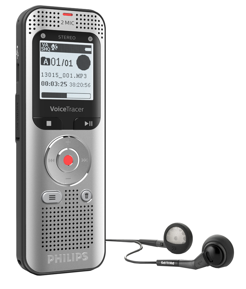 PHILIPS Audiorecorder DVT2050, 8 GB Speicher von PHILIPS Speech