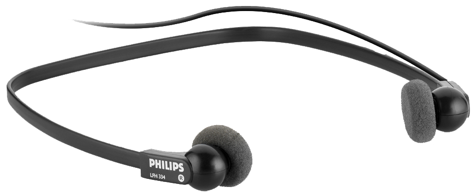 PHILIPS Stereo-Unterkinn-Kopfhörer LFH0334 von PHILIPS Speech
