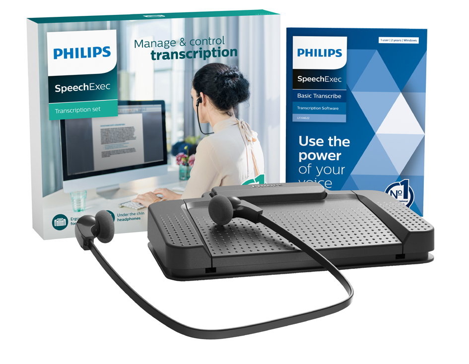 PHILIPS digitales Wiedergabe-/ Transkriptions-Set LFH7177 von PHILIPS Speech