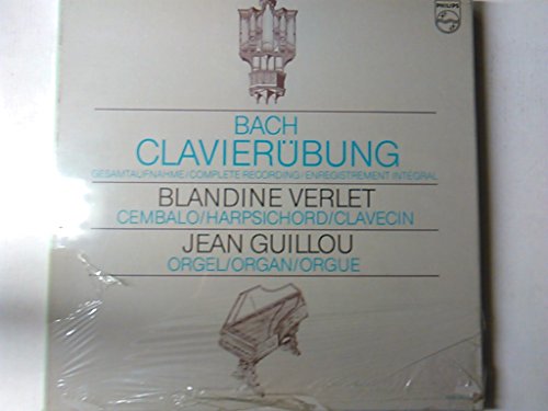 BACH, Johann Sebastian: Clavier-Ubung - Complete recording--BACH Johann Sebastian-GUILLOU Jean (organo); VERLET Blandine (clavicembalo)-PHILIPS-PHI 6769750-Vinyl von PHILIPS