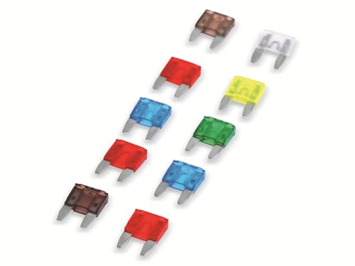 Dunlop Fahrzeug Dunlop Mini KFZ Sicherungen Set 10-teilig mit unterschiedlicher Leistung 06175 Dunlop Fahrzeug Dunlop Mini KFZ Sicherungen Set 10-teilig mit unterschiedlicher Leistung 06175 von Dunlop Automotive