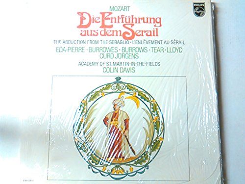 MOZART, Wolfgang Amadeus: Die Entfuhrung aus dem Serail -- Philips ()-Eda, Pierre, Burrowes, Lloyd, Academy of St.Martins, C.Davis (cond-MOZART Wolfgang Amadeus (Austria)-DAVIS Colin Sir. (dir)-PHILIPS-PHI 6769026-Vinyl von PHILIPS