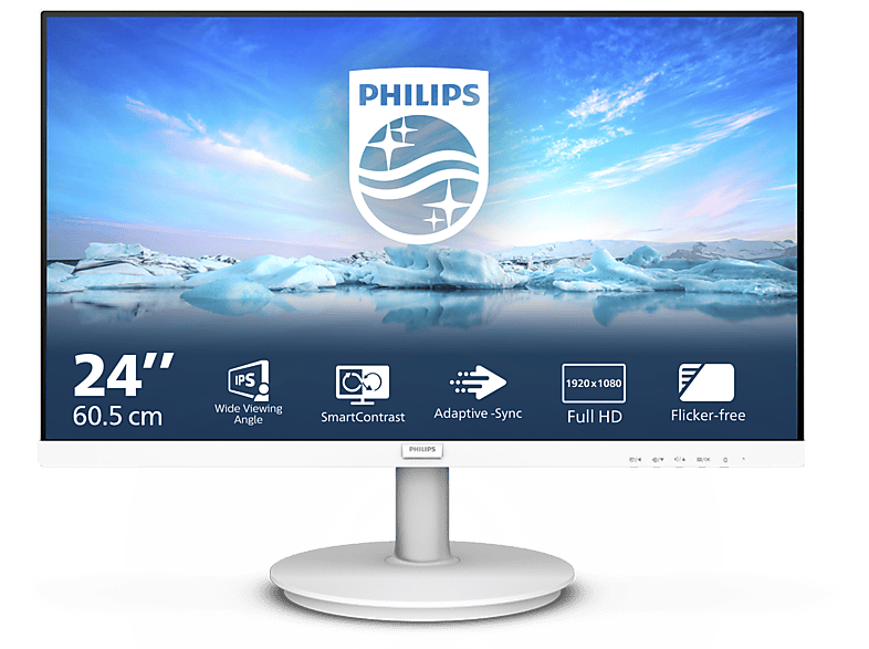 PHILIPS 241V8AW 23,8 Zoll Full-HD Monitor (4 ms Reaktionszeit PHILIPS 241V8AW 23,8 Zoll Full-HD Monitor (4 ms Reaktionszeit von PHILIPS