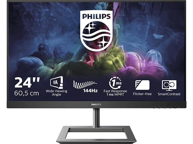 PHILIPS 242E1GAJ 24 Zoll Full-HD Gaming Monitor (1 ms Reaktionszeit, 144 Hz) von PHILIPS