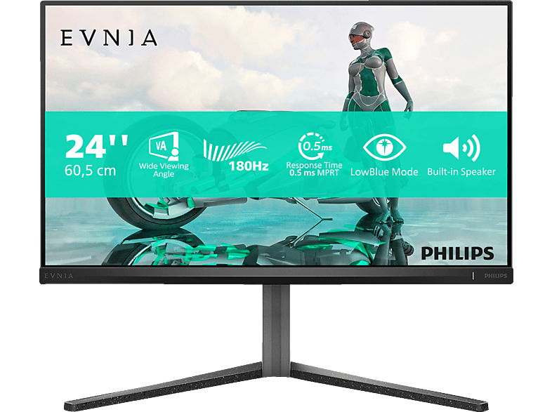 PHILIPS 24M2N3200A 23,8 Zoll Full-HD Gaming Monitor (1 ms Reaktionszeit von PHILIPS