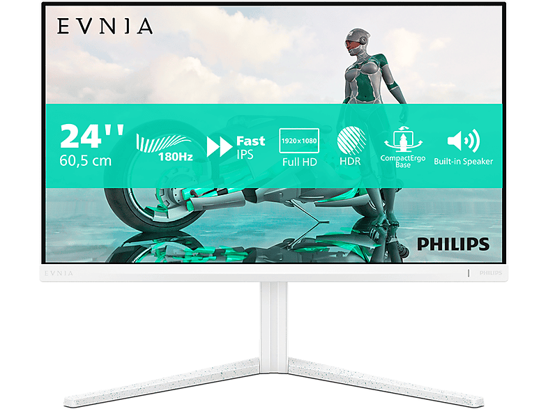 PHILIPS 24M2N3201A 23,8 Zoll Full-HD Gaming Monitor (0,5 ms Reaktionszeit, 180 Hz) von PHILIPS